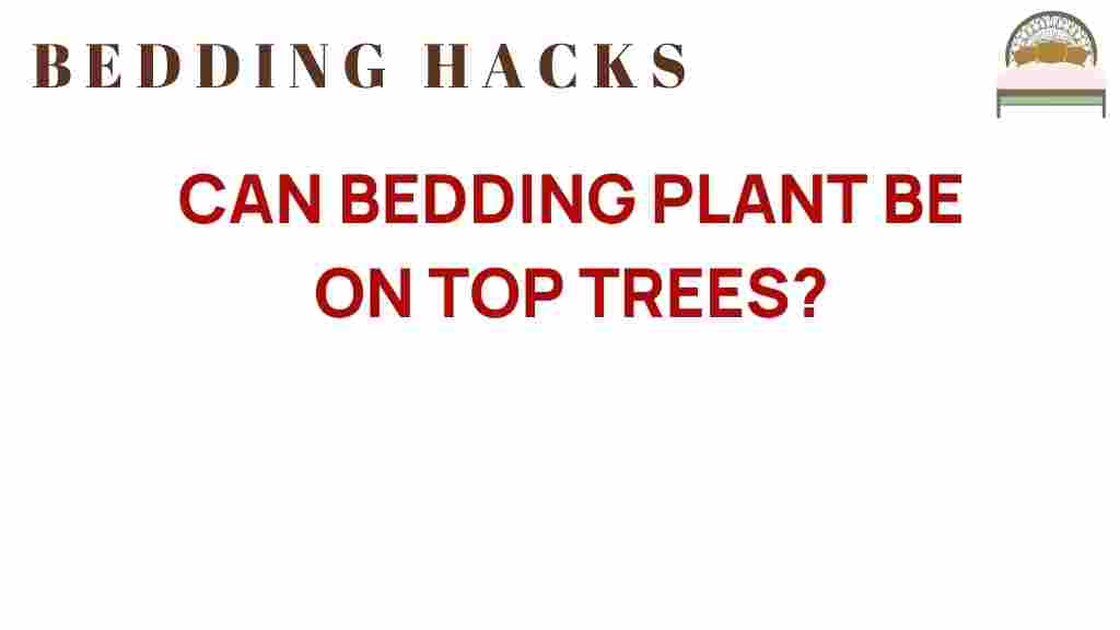 can-bedding-plants-on-top-trees