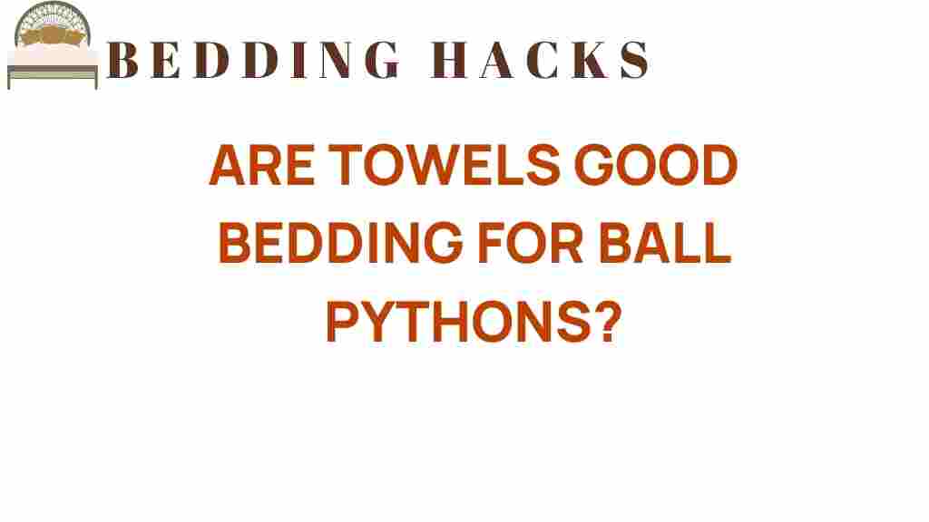 are-towels-good-bedding-for-ball-pythons