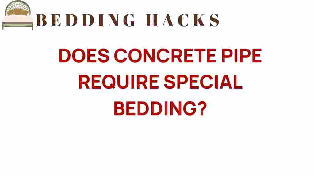 does-concrete-pipe-require-special-bedding