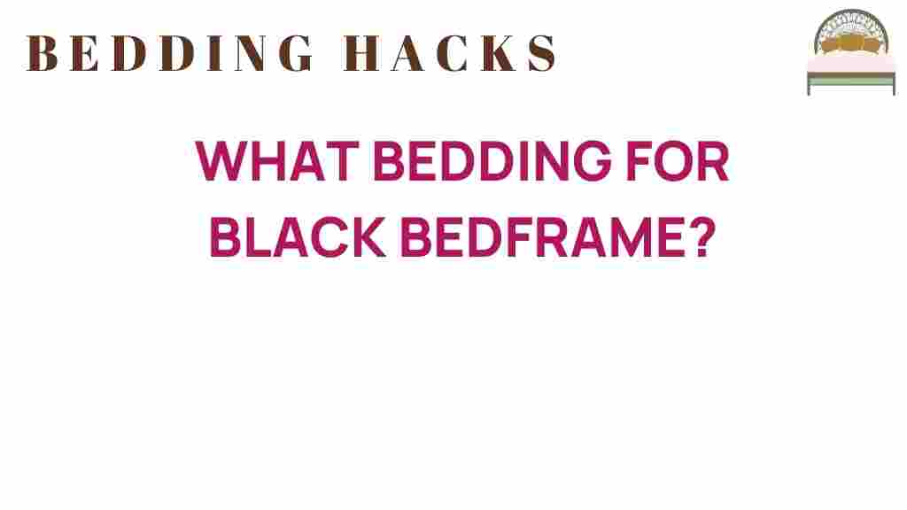 bedding-black-bedframe