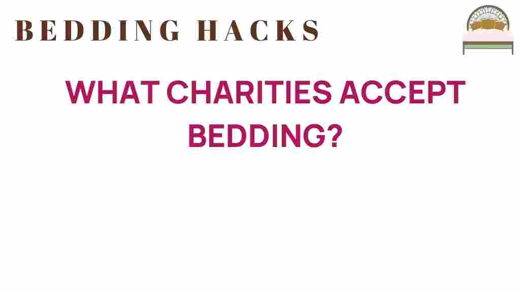 charities-accept-bedding-donations