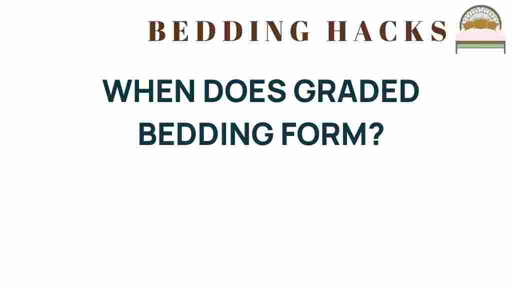 when-does-graded-bedding-form