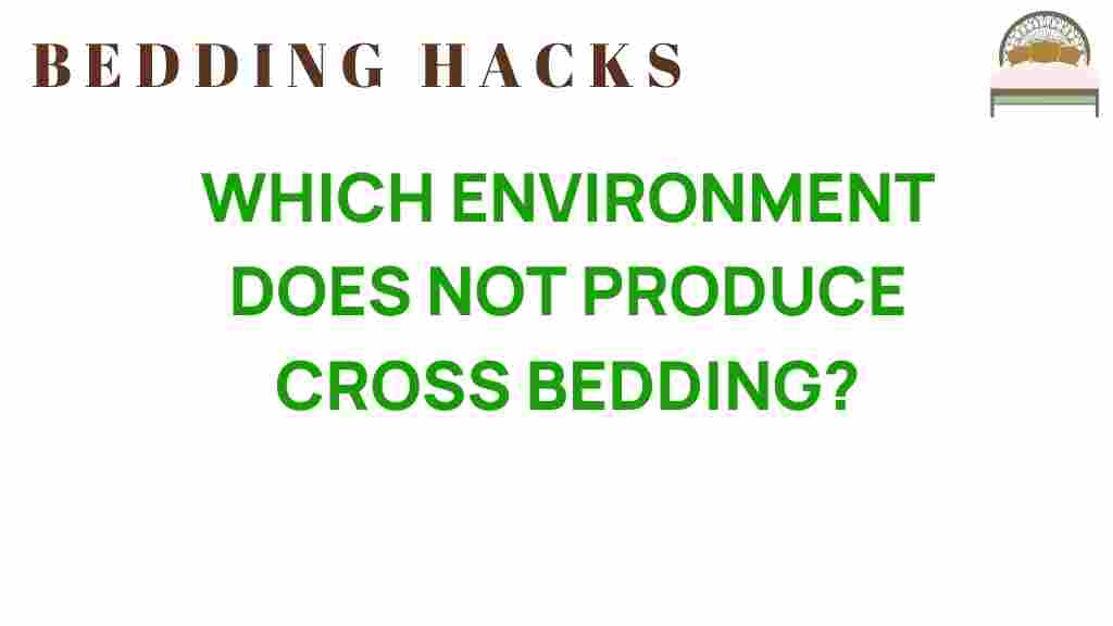 which-environment-does-not-produce-cross-bedding