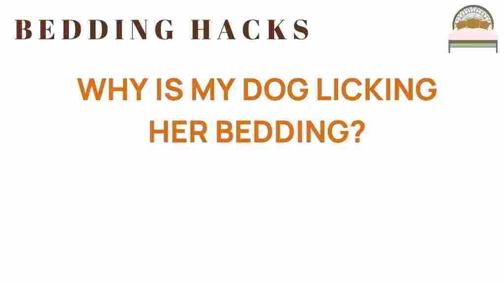 why-is-my-dog-licking-her-bedding